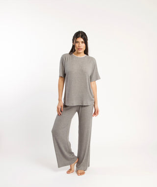 Esme 2x1 Rib Boxy Tee